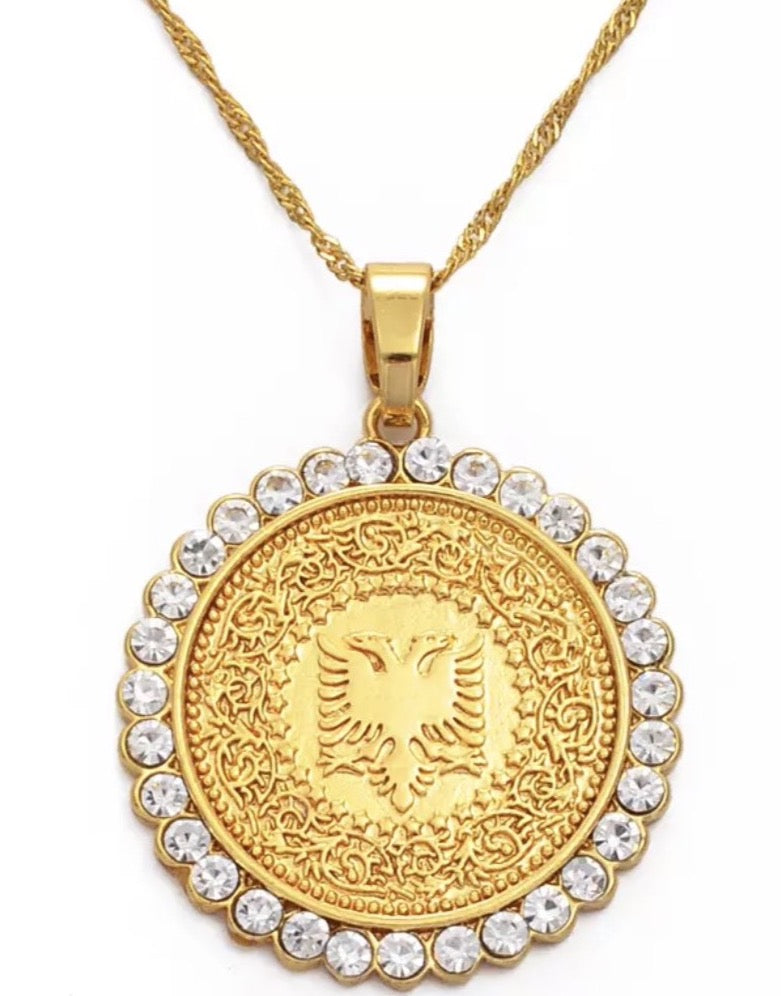 Gold deals lira necklace